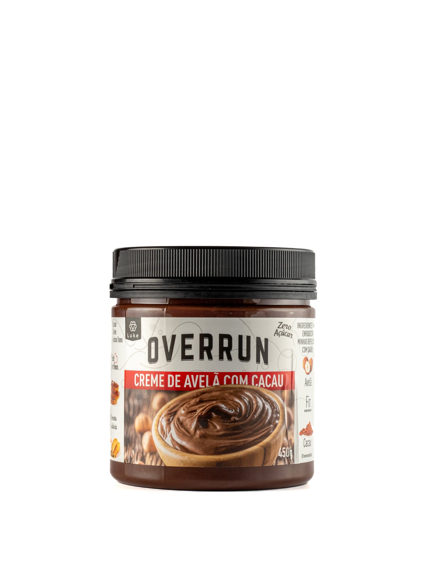 Creme de Avelã Com Cacau - Zero Açúcar 450g
