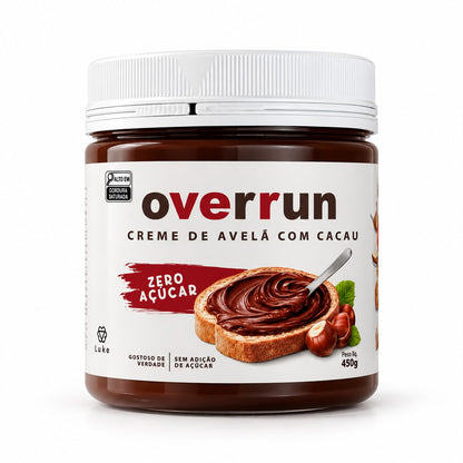 Creme de Avelã Com Cacau - Zero Açúcar 450g
