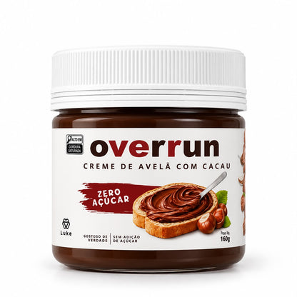 Creme de Avelã Com Cacau - Zero Açúcar 160g